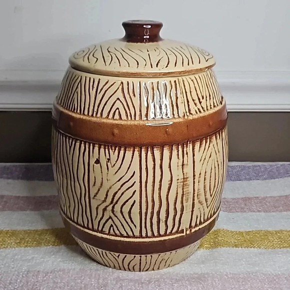 VINTAGE COOKIE BARREL - Picture 4 of 14